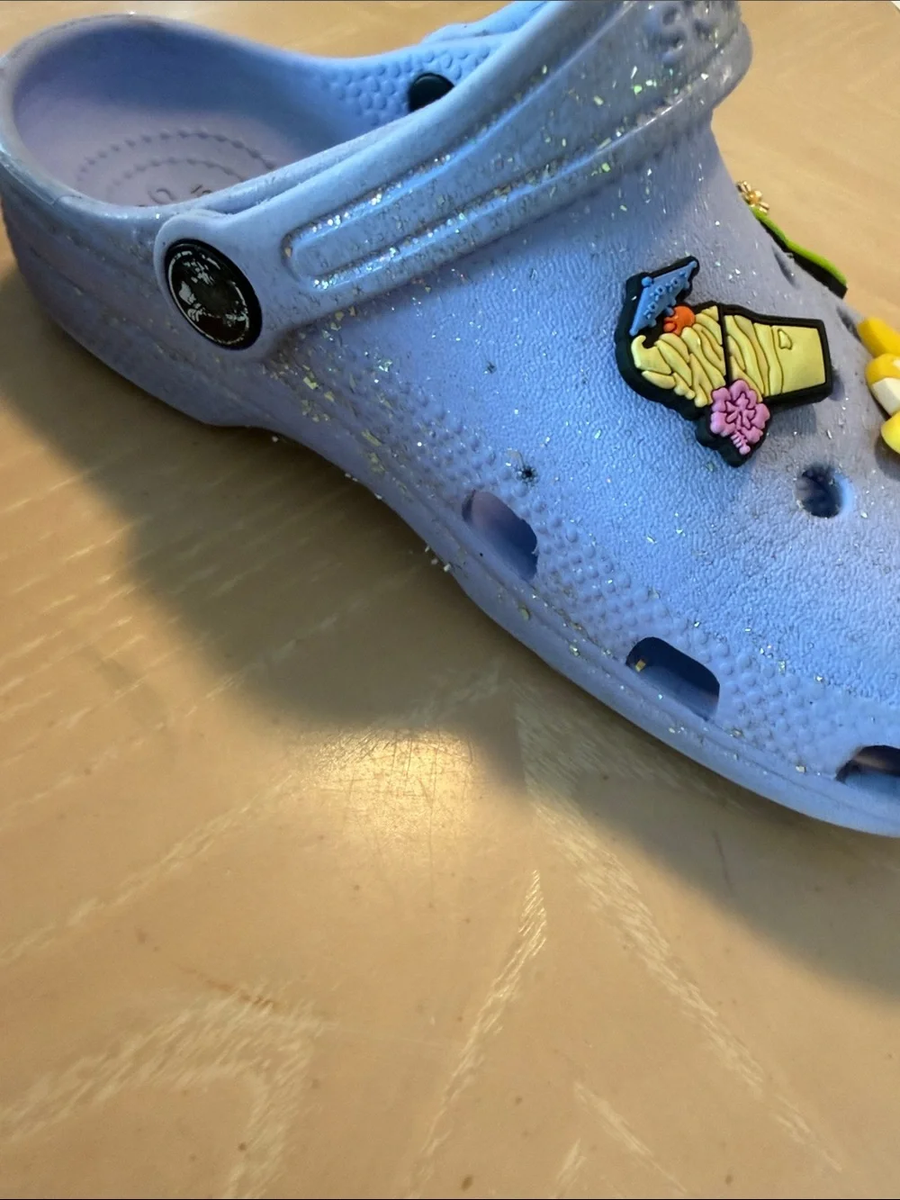 CROCS Kids Light Purple Clog with Colorful Jibbitz
